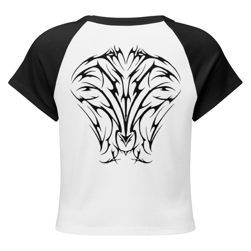 Women’s micro rib raglan baby tee