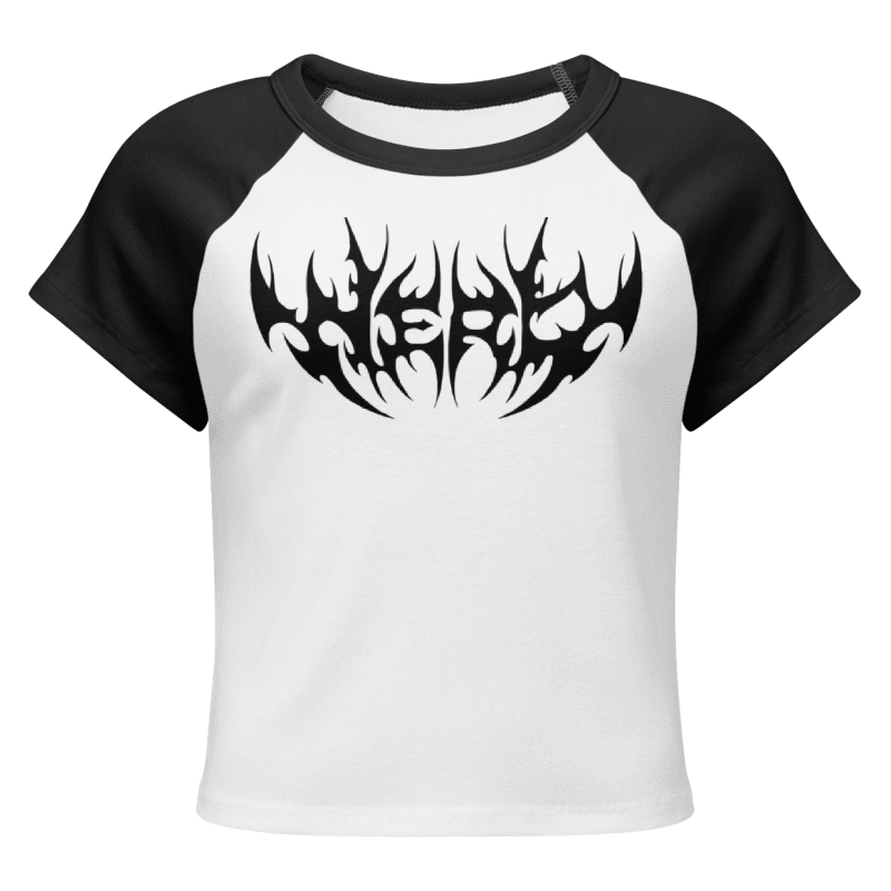Women’s micro rib raglan baby tee